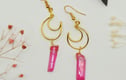 Crescent moon earrings