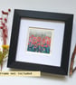 Miniature landscape painting - A patch of red poppies - Image 5