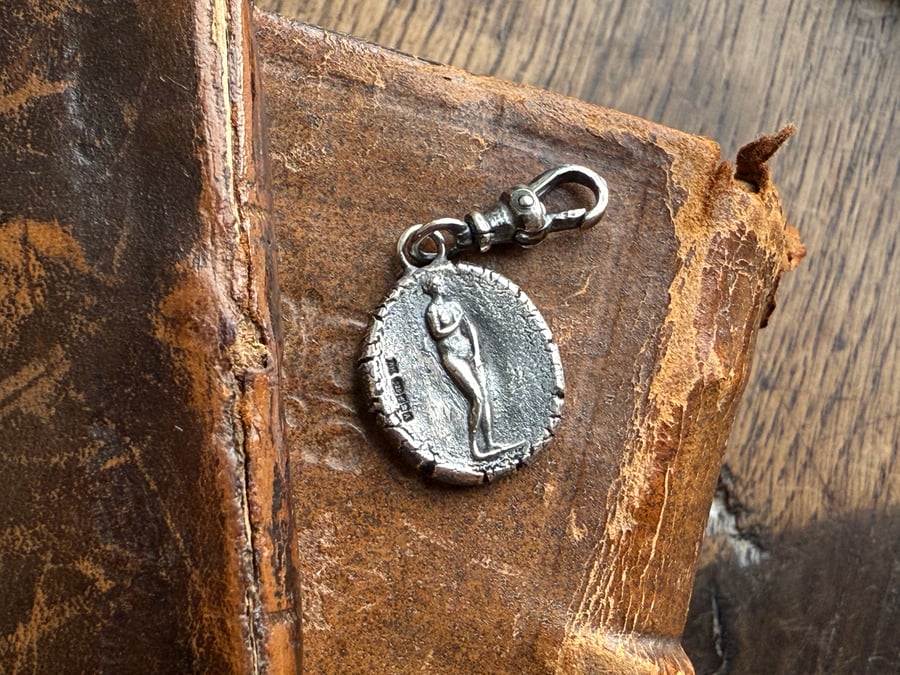 Double Sided Classical Nude Ladies Wax Seal Clip On Pendant Charm