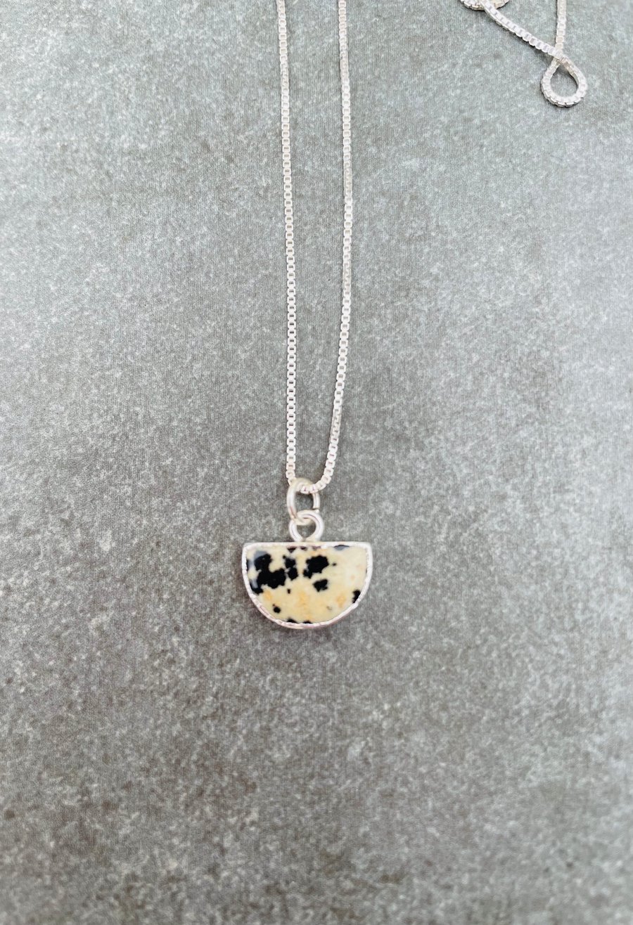 Dalmatian Jasper Necklace