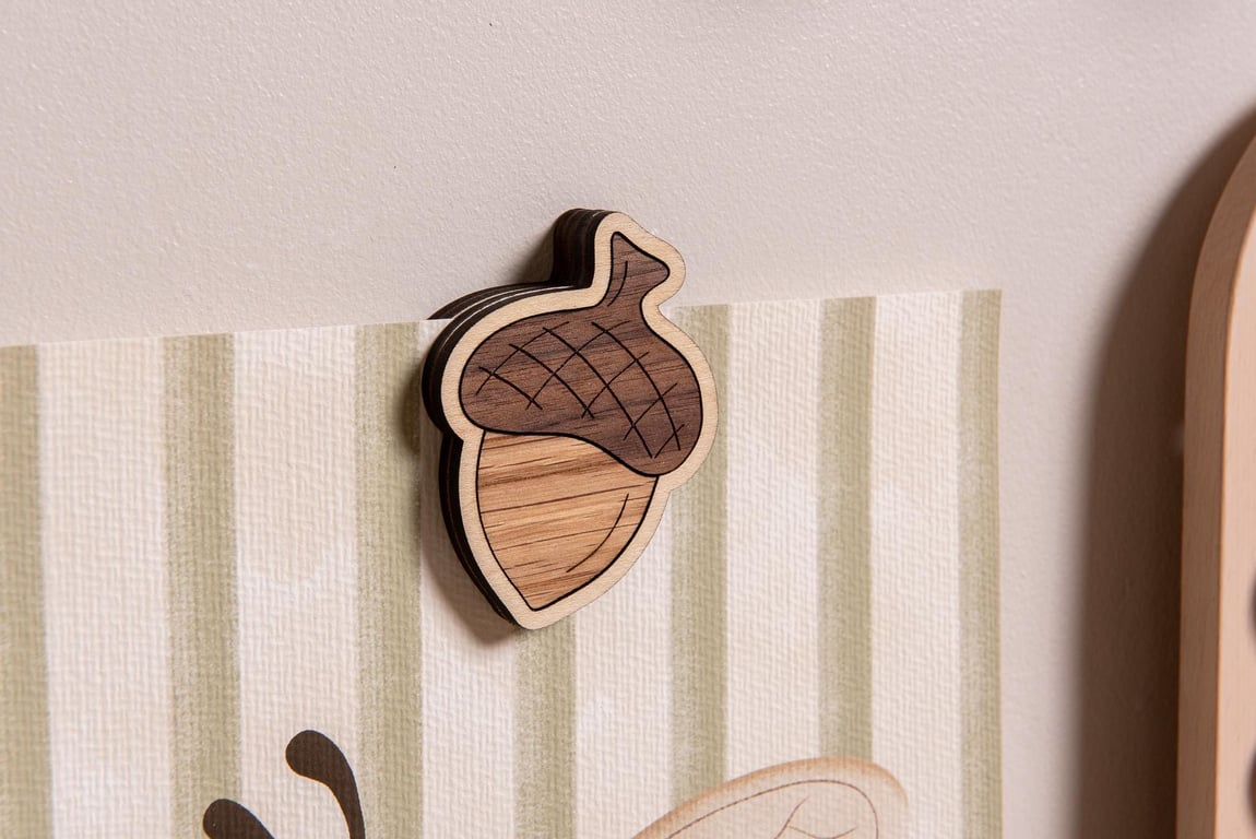 Little Acorn Wall Magnet - To Hold Children's Artwork, Posters and Prints.