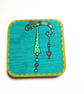 Up cycled hand painted coaster letter T