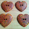 Heart Shaped Buttons