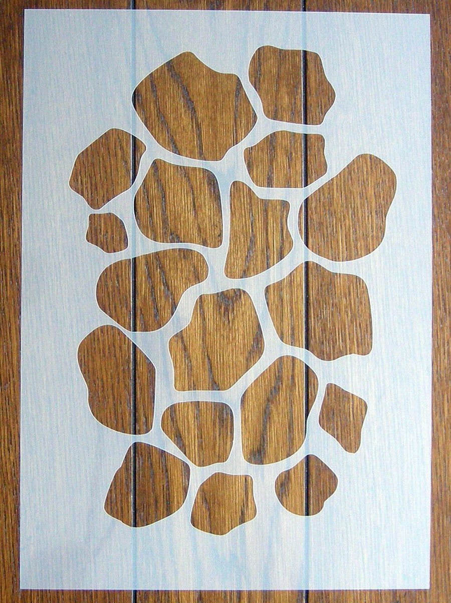 Giraffe Pattern stencil Mask Reusable PP Sheet for Arts & Crafts
