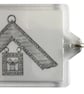 Past Master - Masonic - Keyring with 50x35mm Insert  - Image 1