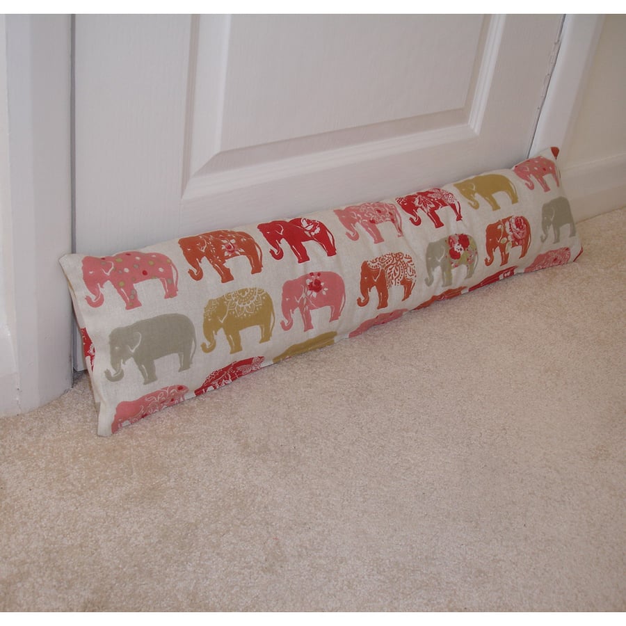 Draught Excluder Red Elephants