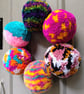 Wool Pompom Wreath, Mixed Colours, Eclectic Bohemian Interiors, Maximalism. - Image 6
