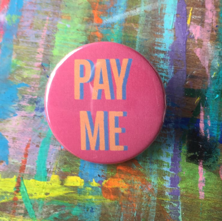 Fun quirky word badges by Jo Brown choose 1 fro... - Folksy