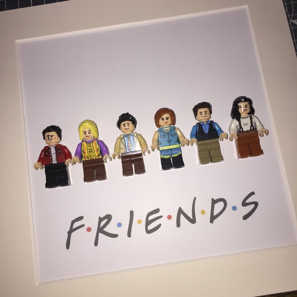 FRIENDS - FRAMED MINIFIGURES