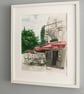 Paris Cafe - Original Watercolour Painting - Image 7