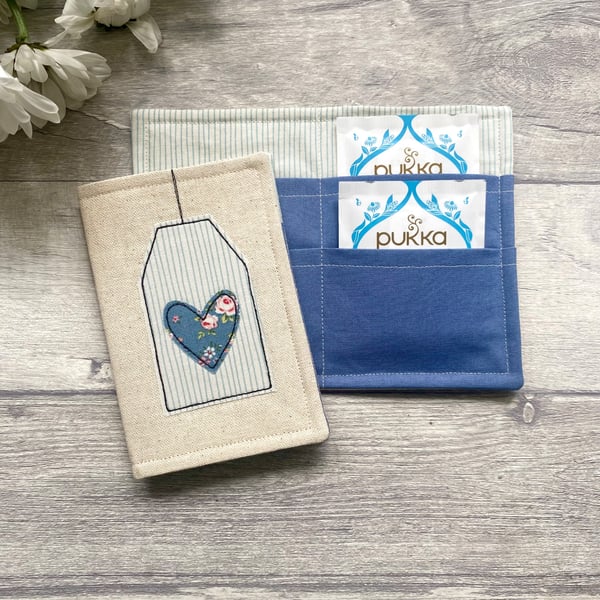 Tea bag wallet, tea lover gift