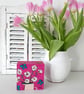 Pink Jewellery Box, Daisy Flowers Painting, Still Life Artwork, Mother Day - Image 2