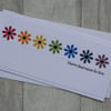 Rainbow Daisies Birthday Card