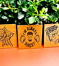 Three Marvel Inspired Wooden Coasters – Handmade Engraved Superhero Gift Set