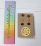 Autumn mini leaf stud earrings set - choose your style - Image 5