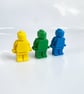 Ivory White Lego Man Brooch - Image 4