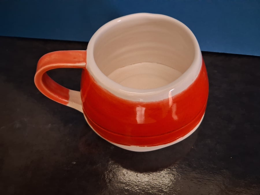 Unique handmade crafted ceramic mug - made with care and above all love!