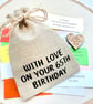 65th Birthday Keepsake Quote Gift, 31 Quotes, Turning 65 Milestone Present