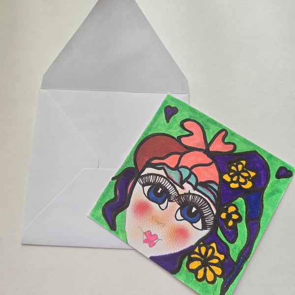 Fairy Witch Greeting Card