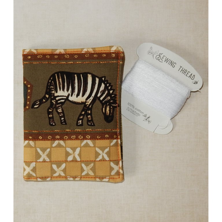 Needle case - zebra
