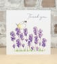 Thank you Card Lavender Butterfly - Image 1