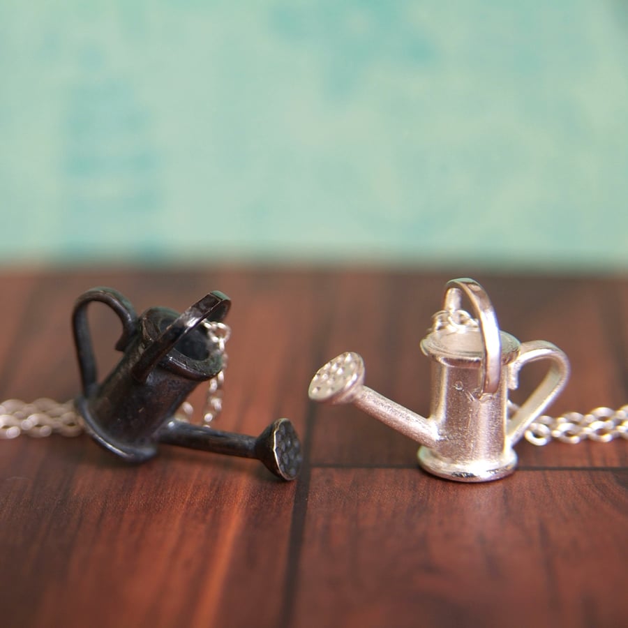 Watering Can Necklace, Garden Jewellery