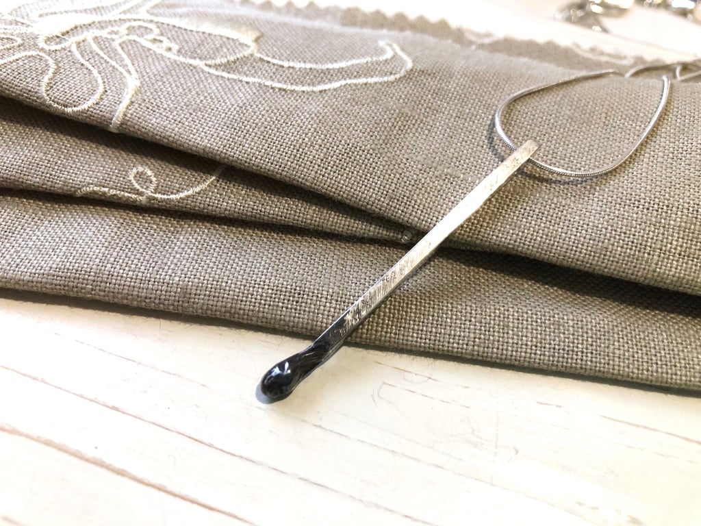 Matchstick Pendant in Sterling Silver  