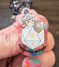 D&D Cat Acrylic Pin Badge, Tabletop RPG Dice Brooch, Nerdy Gamer Gift  - Image 10