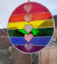 LGBT Valentine sun catcher