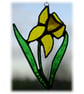 Daffodil Suncatcher Stained Glass Handmade Spring Flower - Image 4