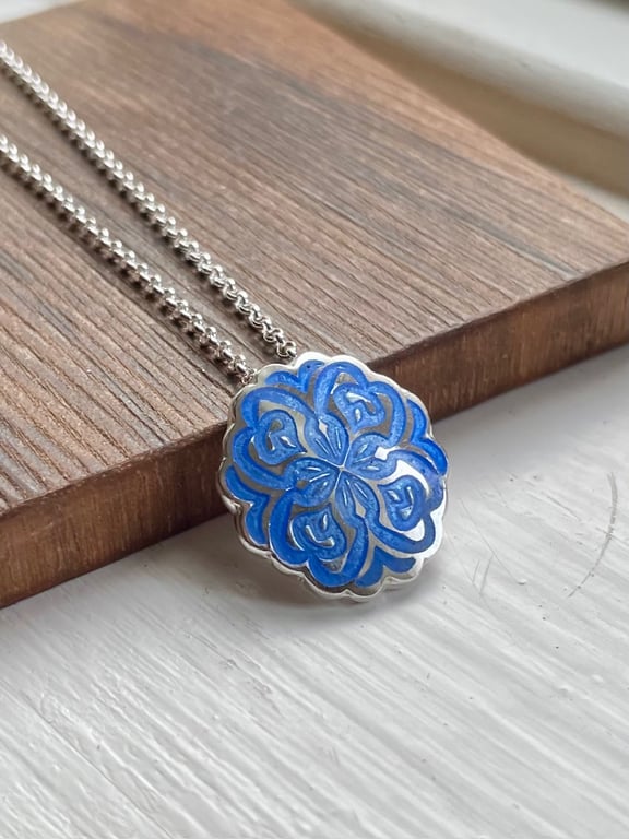Mandala in blue