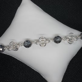 Grey coloured quartz back to work bracelet