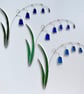 Stained Glass Bluebell Suncatcher - Handmade Hanging Decoration