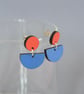 Colour Pop Dangly Stud Earrings - Image 9
