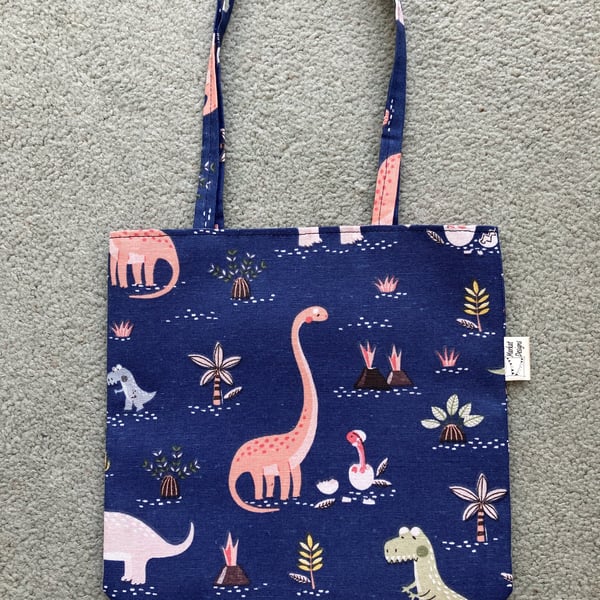 Dinosaur Tote and Purse set, Handmade in the UK