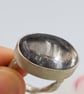 Elegant Quartz Cabochon Silver Ring - Image 9