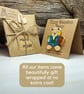 Backpacker Bear Pin, Handmade Travel Gift, Teddy Bear Brooch For Traveller - Image 5