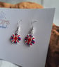 Union Jack Beadwork Earrings - Image 2