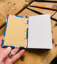 Hand Bound A7 Watercolour Sketchbook with Coptic Stitch Exposed Spine. - Image 2
