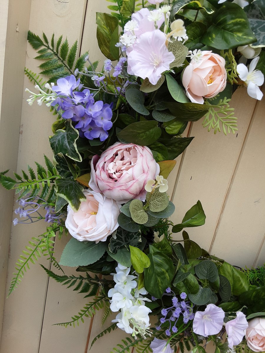 Emine.  56cm wreath, for door,  weddings,  table,  wall etc. 