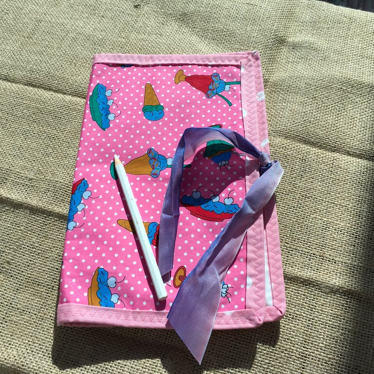 Quilters Travel Pouch and Pencil Roll. A Gift for a Crafty Friend. Both Items.  