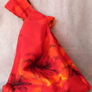 Exotic Summer Reversible Japanese Knot Bag Medium