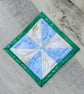 Set of Four Winter frost and snowflake glittery coasters  - Image 3