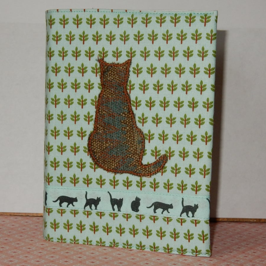 Notebook with applique cat A6