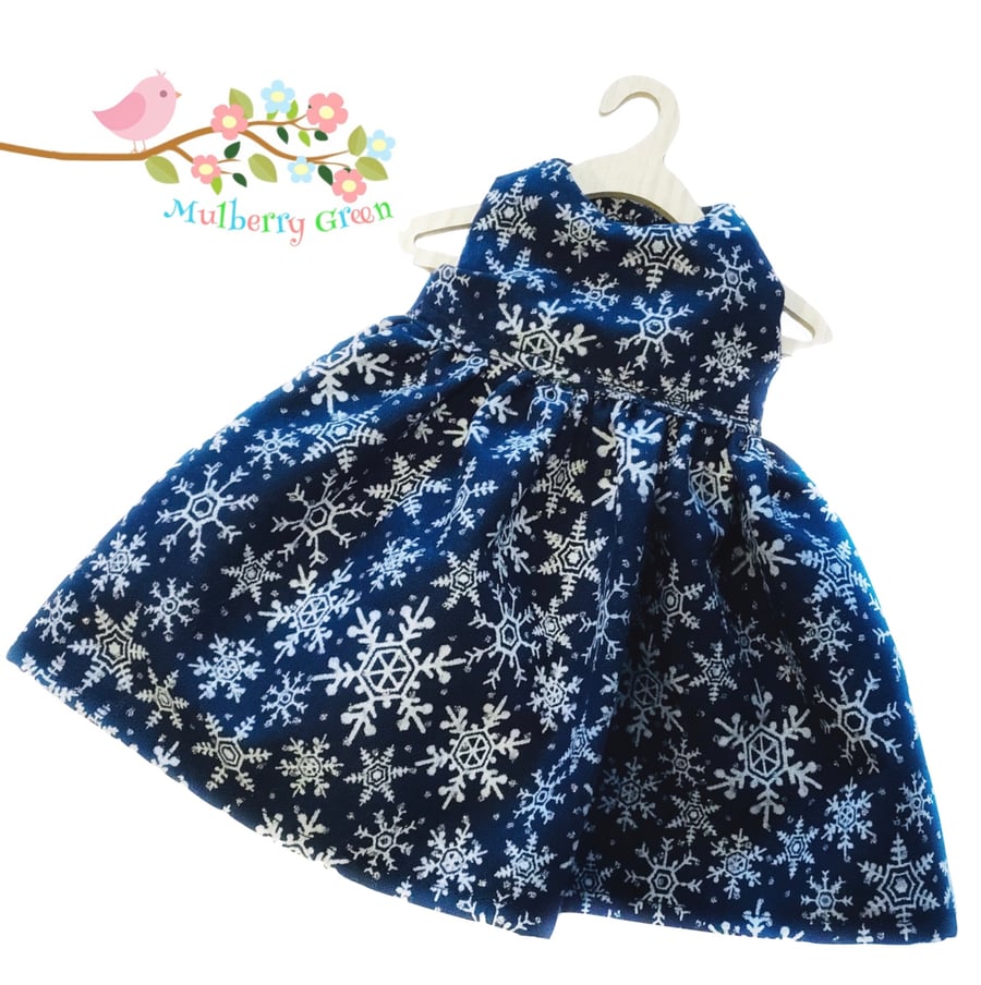 SALE ITEM  - Navy and White Dress