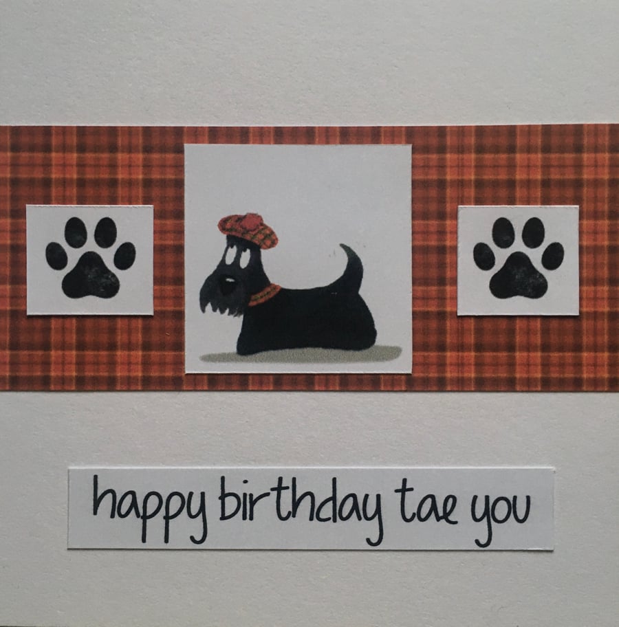 Scottish Happy Birthday Card