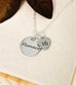 Silver 16th Birthday Name & Age Necklace - Image 2