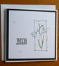 Sympathy Card - Snowdrops - Image 7