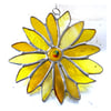 Yellow Flower Stained Glass Suncatcher Handmade 003 Sunflower