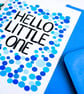 New Baby Card, Hello Little One New Born Card, Parents To Be Card, Adoption Card - Image 8